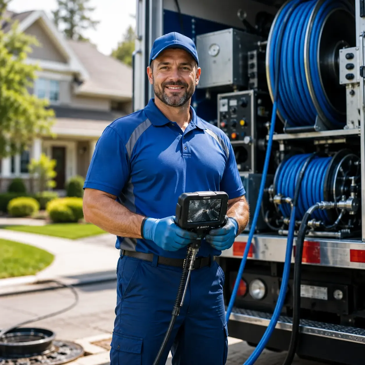 Local outdoor drain cleaning specialists in Mereta, TX